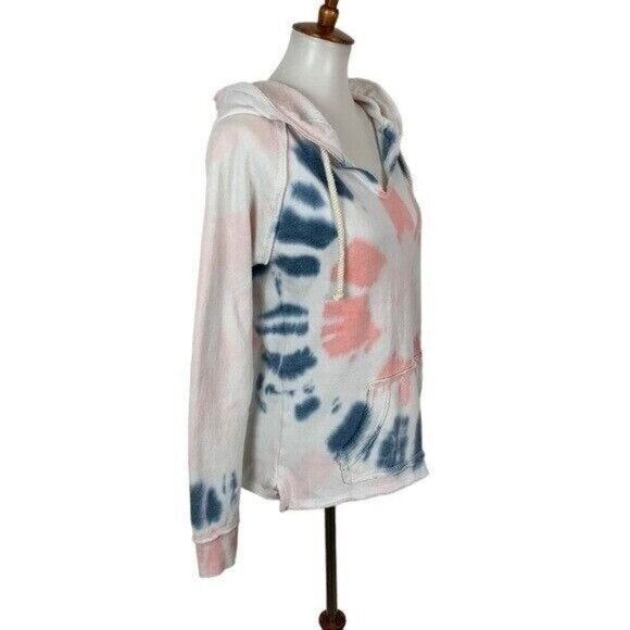Ocean Drive Hoodie Small Tie Dye Pullover Soft Lounge Cozy Sweatshirt - Picture 3 of 6